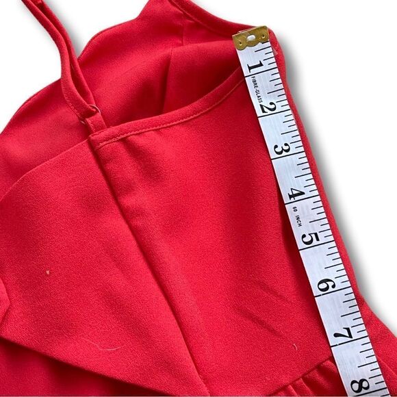 Market & Spruce Coral Scalloped Dress • Size Small - Picture 8 of 13